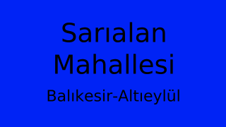 Sarıalan Mahallesi Thumbnail