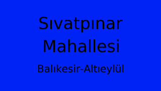 Sıvatpınar Mahallesi Thumbnail