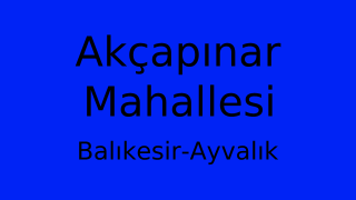 Akçapınar Mahallesi Thumbnail