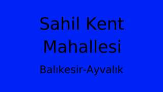 Sahil Kent Mahallesi Thumbnail