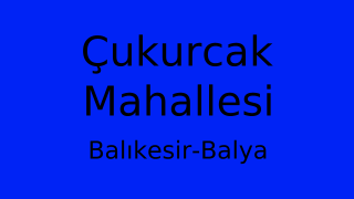 Çukurcak Mahallesi Thumbnail