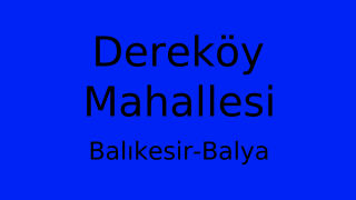 Dereköy Mahallesi Thumbnail