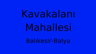 Kavakalanı Mahallesi Thumbnail
