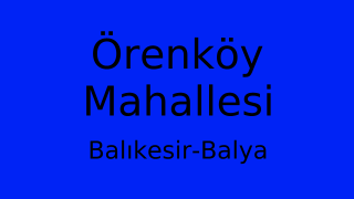 Örenköy Mahallesi Thumbnail