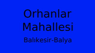 Orhanlar Mahallesi Thumbnail