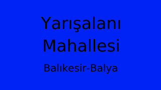 Yarışalanı Mahallesi Thumbnail