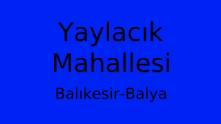 Yaylacık Mahallesi Thumbnail