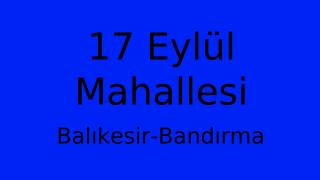17 Eylül Mahallesi Thumbnail