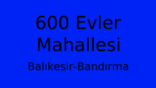 600 Evler Mahallesi Thumbnail