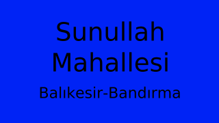 Sunullah Mahallesi Thumbnail