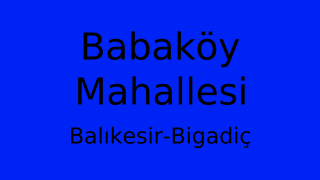 Babaköy Mahallesi Thumbnail