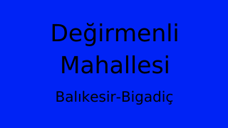 Değirmenli Mahallesi Thumbnail