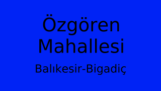 Özgören Mahallesi Thumbnail