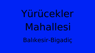 Yürücekler Mahallesi Thumbnail