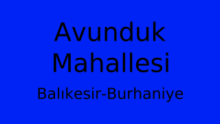 Avunduk Mahallesi Thumbnail