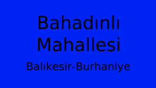 Bahadınlı Mahallesi Thumbnail