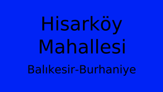 Hisarköy Mahallesi Thumbnail