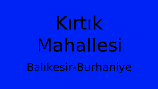 Kırtık Mahallesi Thumbnail