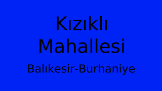 Kızıklı Mahallesi Thumbnail