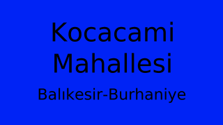 Kocacami Mahallesi Thumbnail