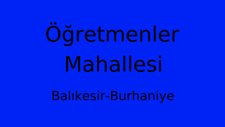 Öğretmenler Mahallesi Thumbnail