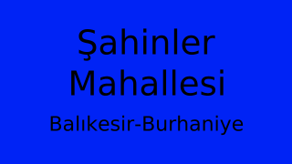 Şahinler Mahallesi Thumbnail