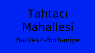 Tahtacı Mahallesi Thumbnail
