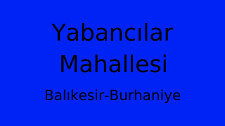 Yabancılar Mahallesi Thumbnail