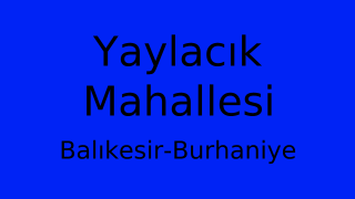 Yaylacık Mahallesi Thumbnail