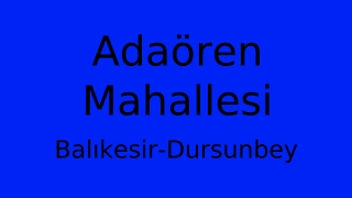 Adaören Mahallesi Thumbnail