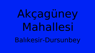 Akçagüney Mahallesi Thumbnail