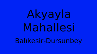 Akyayla Mahallesi Thumbnail