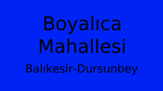 Boyalıca Mahallesi Thumbnail