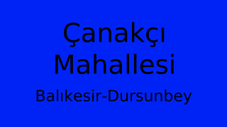 Çanakçı Mahallesi Thumbnail
