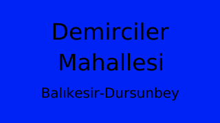 Demirciler Mahallesi Thumbnail