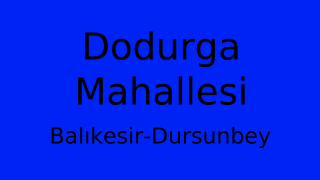 Dodurga Mahallesi Thumbnail