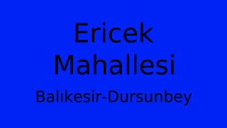 Ericek Mahallesi Thumbnail