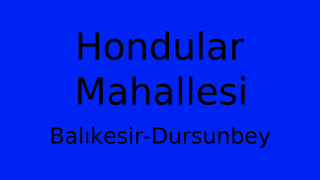 Hondular Mahallesi Thumbnail