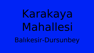 Karakaya Mahallesi Thumbnail