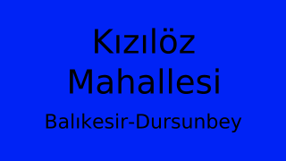 Kızılöz Mahallesi Thumbnail