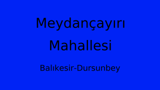 Meydançayırı Mahallesi Thumbnail