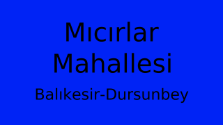 Mıcırlar Mahallesi Thumbnail