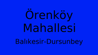 Örenköy Mahallesi Thumbnail