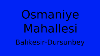 Osmaniye Mahallesi Thumbnail