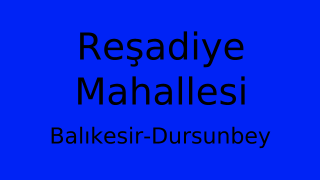 Reşadiye Mahallesi Thumbnail