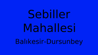 Sebiller Mahallesi Thumbnail