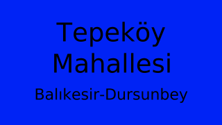 Tepeköy Mahallesi Thumbnail