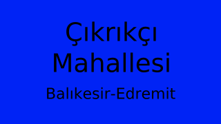 Çıkrıkçı Mahallesi Thumbnail