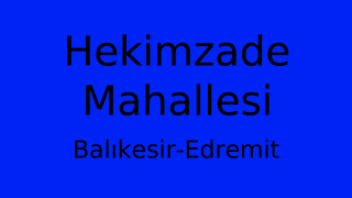 Hekimzade Mahallesi Thumbnail