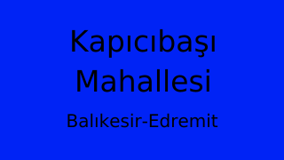 Kapıcıbaşı Mahallesi Thumbnail